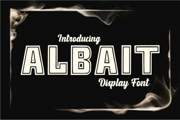 Albait Font for Summer Branding and Playful Editorial Design