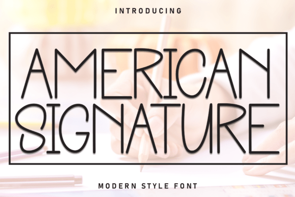 American Signature 1 for Playful Branding and Engaging Campaigns