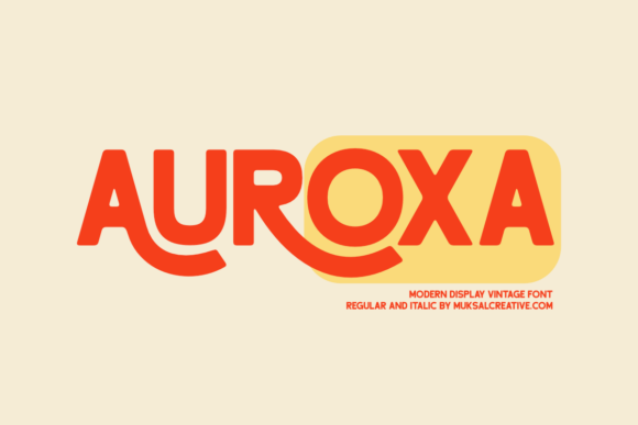 Auroxa: A Bold Font for Editorial Design