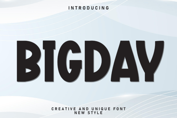 Bigday Font for Summer Campaigns and Playful Branding