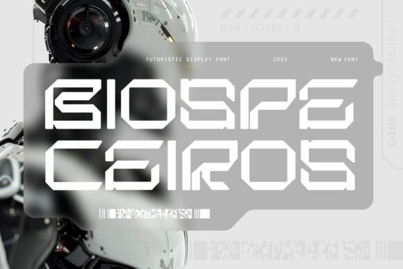 Biospe Ceiros: A Futuristic Display Font for Digital Projects