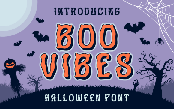 Boo Vibes Font for Spooky and Playful Branding