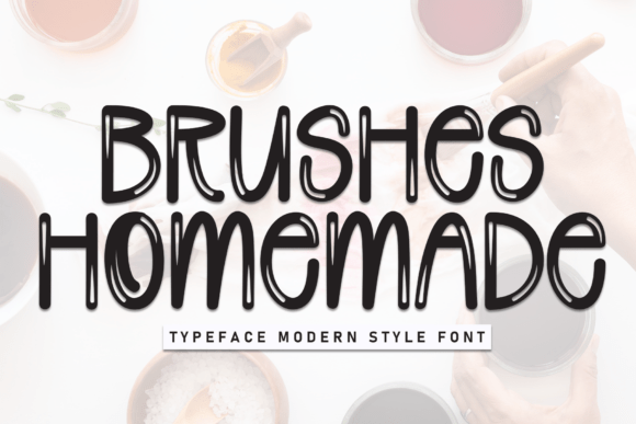 Brushes Homemade for Playful Web Typography