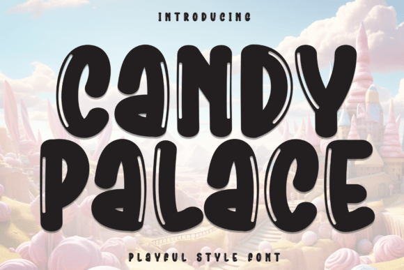 Candy Palace: A Sweet Display Font for Editorial Design