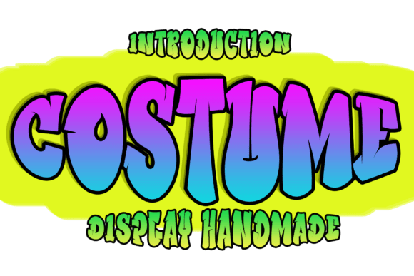 Costume: A Bold Display Font for Dynamic Digital Branding