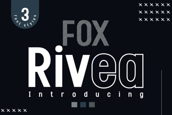 Fox Rivea: A Bold Display Font for Business Branding