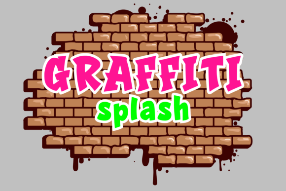 Graffiti Splash Font for Bold Branding Projects