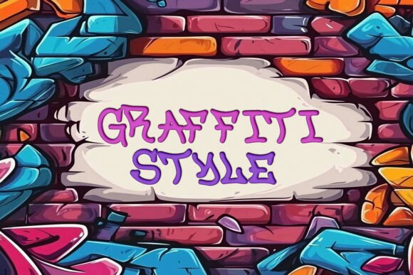 Graffiti Style: A Bold Font for Creative Branding