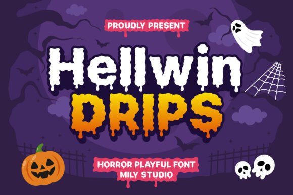 Hellwin Drips: A Playful Horror Font for Editorial Design