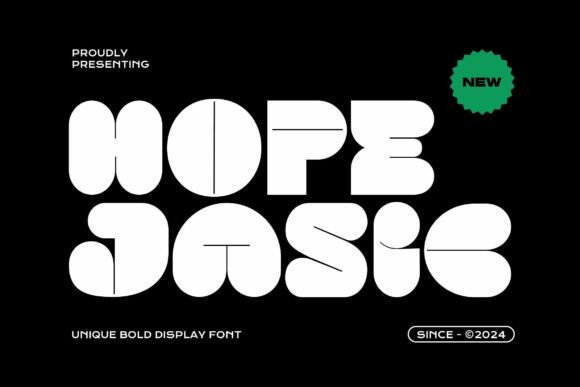 Hope Jasic: A Bold Font for Creative Handmade Projects