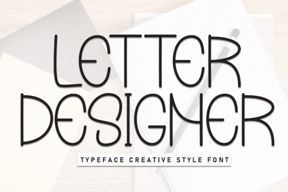 Letter Designer: A Modern Creative Display Font for Branding Projects