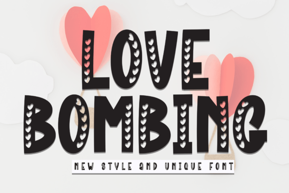 Love Bombing: A Playful Font for Polished Branding
