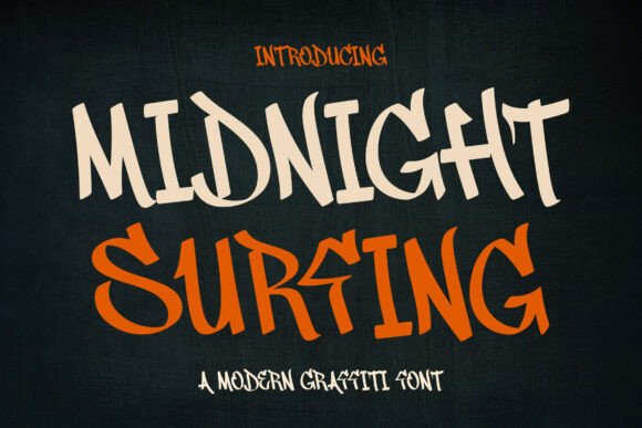 Midnightsurfing Regular Font for Bold Creative Projects