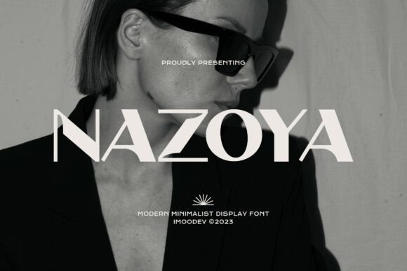 Nazoya: A Display Font for Elegant, Clean Web Design