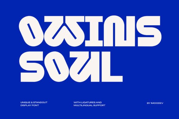 Owins Soul: A Bold Display Font for Creative Makers
