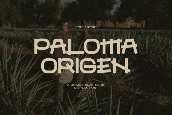Paloma: A Bold Display Font for Handmade Creations