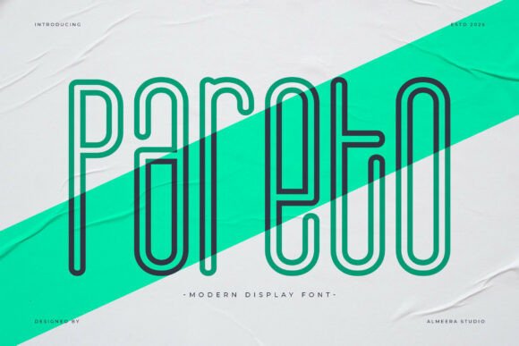 Pareto Font for Bold Branding and Creative Projects
