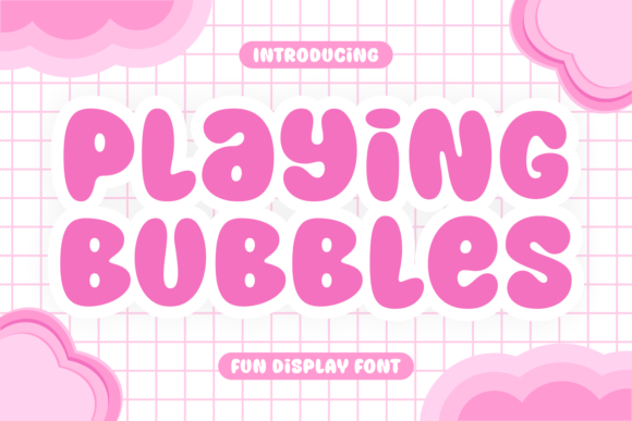 Playing Bubbles: A Playful Display Font for Campaign Creativity