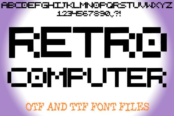 Retro Computer: A Font That Elevates Your Brand’s Visual Identity