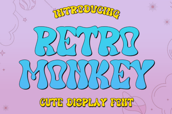 Retro Monkey: A Playful Display Font for Bold Branding