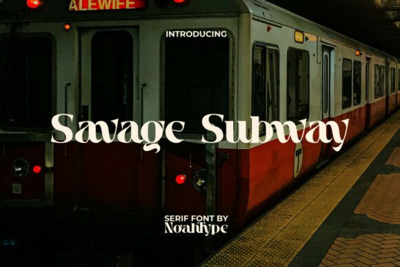 Savage Subway for Bold Branding and Stylish Typography