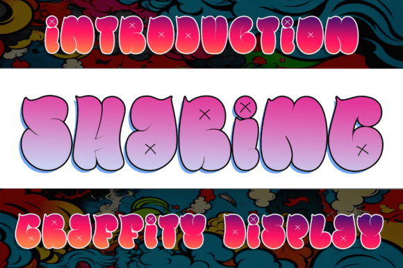 Sharing – A Bold Graffiti Display Font for Web Design