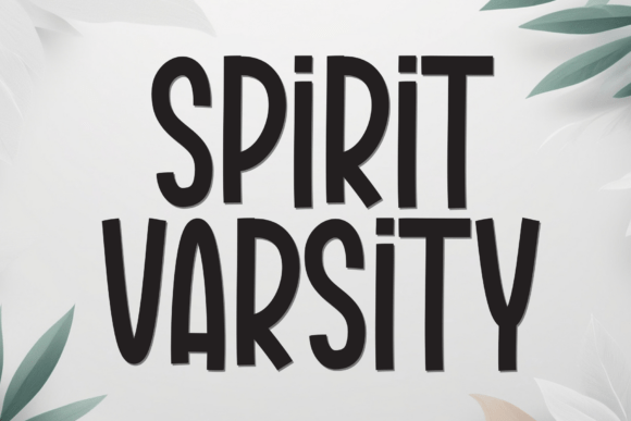 Spirit Varsity Font for Playful and Professional Design