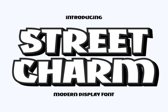 Street Charm: A Bold Display Font for Impactful Design