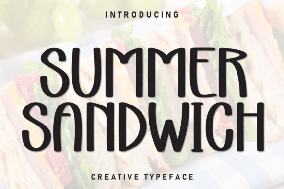 Summer Sandwich Font for a Fresh Brand Look