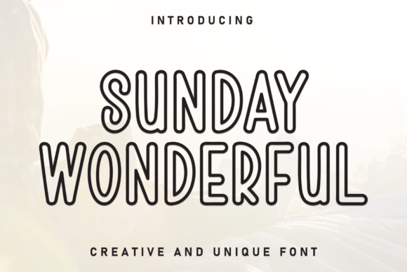Sunday Wonderful Font for Modern Editorial Design