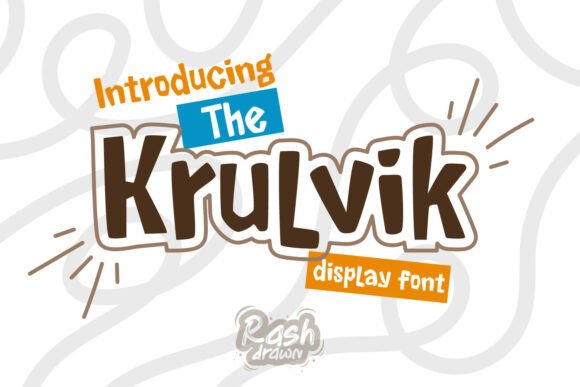 The Krulvik: A Playful Font for Bold Branding