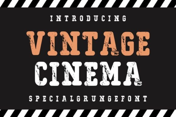 Vintagecinema Regular for Bold Branding and Visual Impact